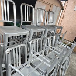 Fully Aluminum Chairs... 22 in total. 