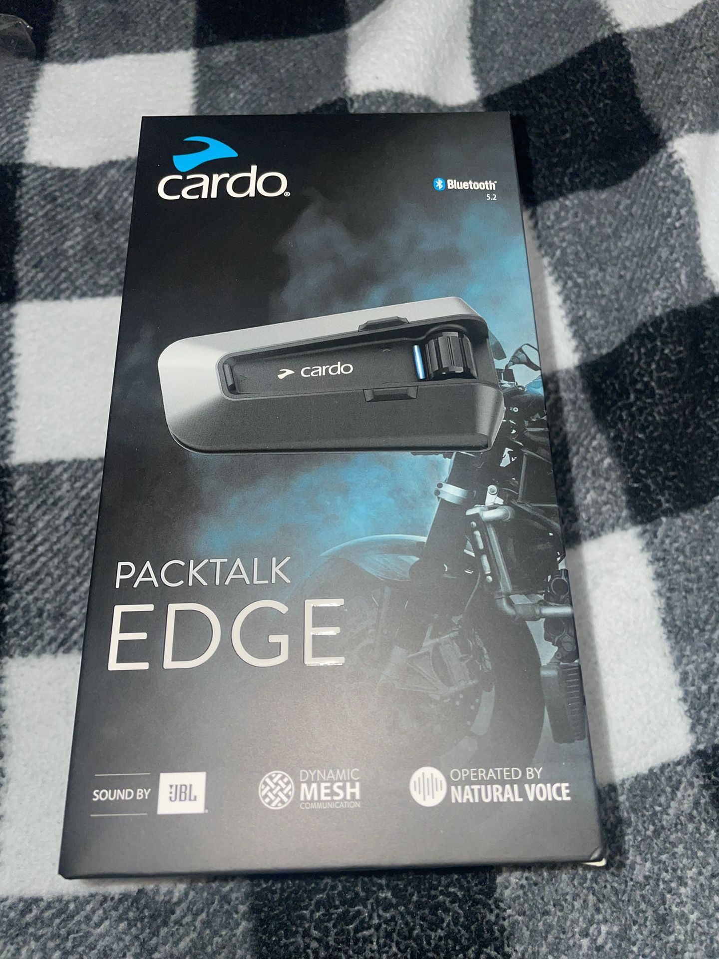 Cardo PACKTALK EDGE + Upgraded 45MM Speakers