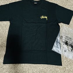 Black And Yellow Stussy Shirt