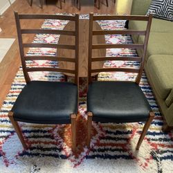 Svegards Teak Ladder Back Chairs MCM