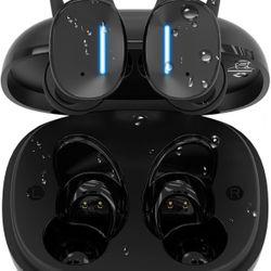 Wireless Earbuds Bluetooth 5.3 with Microphone, Earbuds IPX8 Waterproof Earphones,Cordless in-Ear Headphones with Headset Charging Case, for Running, 