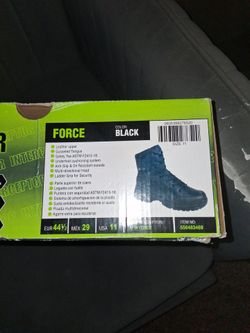 Black tactial boots