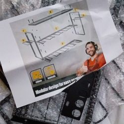 Power Tool Organizer, 8 Drill Holders Wall Mount, 3 Layer Heavy Duty Metal Storage for Garage Organization, (New)