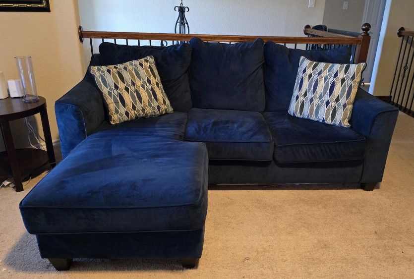 Blue Sectional Sofa