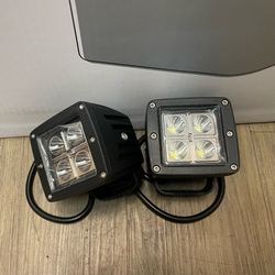 LED Pods 2Pcs 16W Spot LED Work Lights LED Fog Lights Off Road Driving Lights for Truck Ford Pickup SUV ATV UTV 4X4 Car