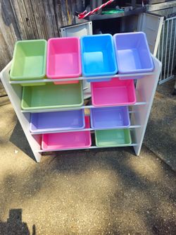 Prices firm. Children's toy organizer