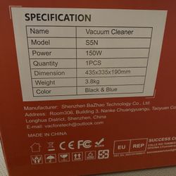 Cyclone Tech 3.0 Vacuum Cleaner 