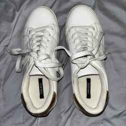 Forever 21 Sneakers Women white tennis shoes size 6 A011