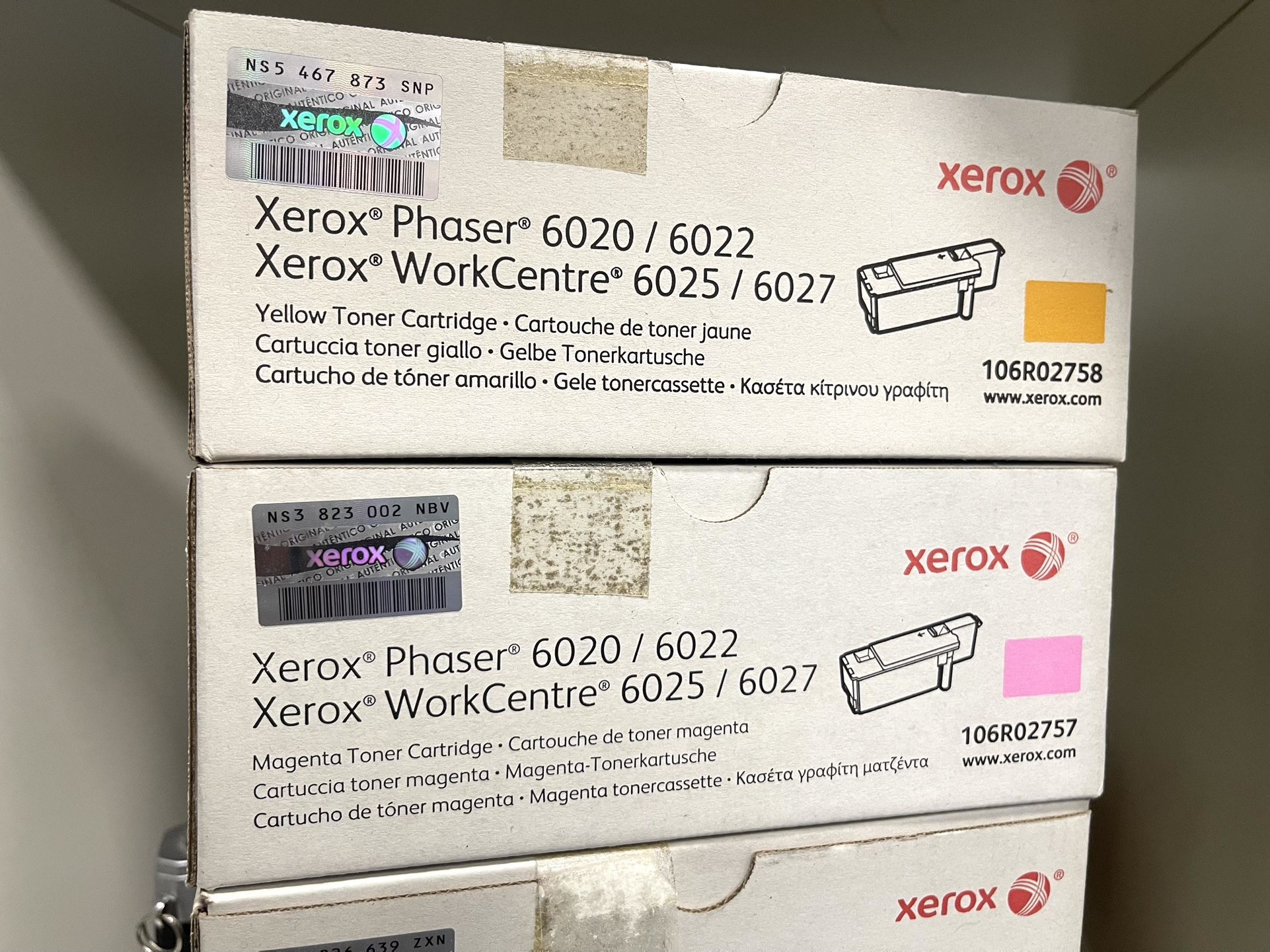 Xerox Phaser 6020/6022 WorkCenter 6025/6027 Toner Cartridge CMYK