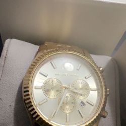 MICHAEL KORS Lexington Hits&Hers Gold-Tone Watch