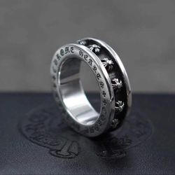 Chrome hearts 925 Silver 2006 Punk Ring Size 9