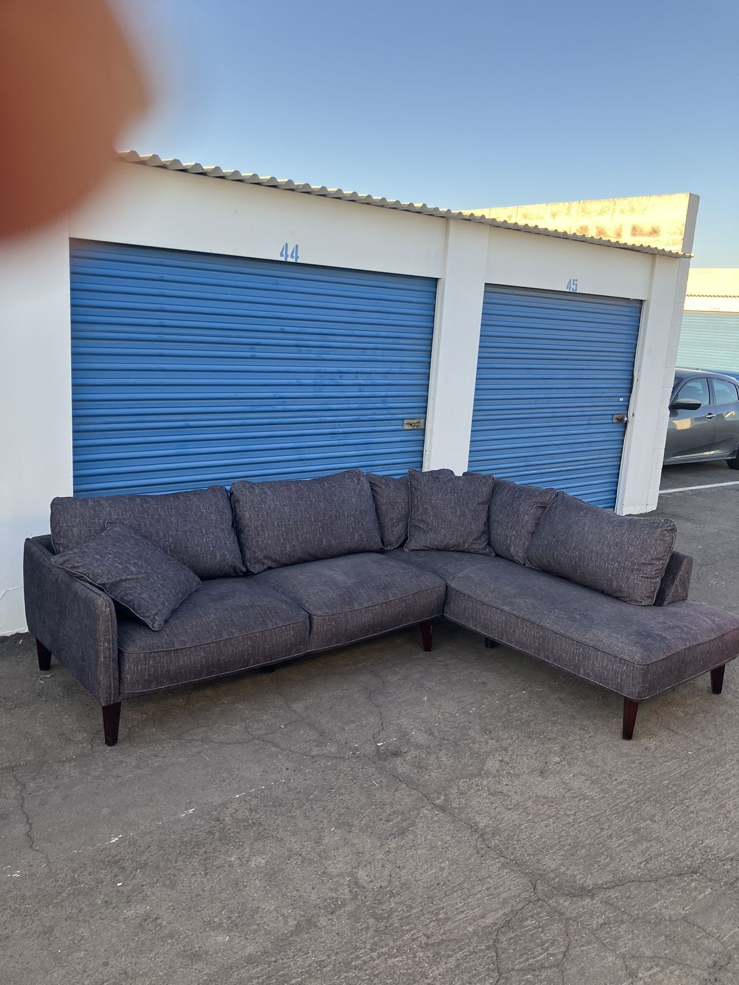 Delivery ~ Porter Designs Gray Sectional