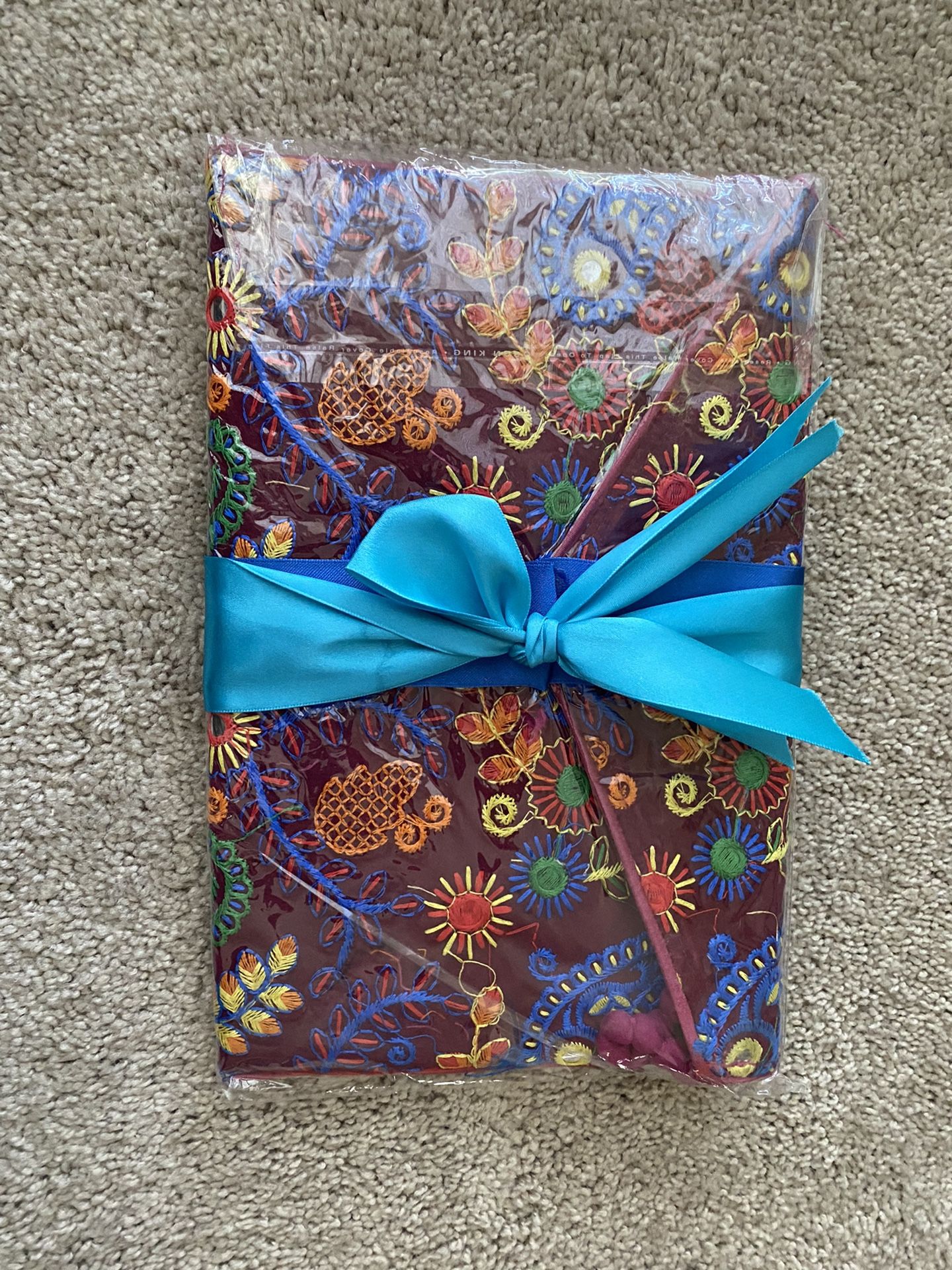 Handmade Embroidered Fabric Clutch