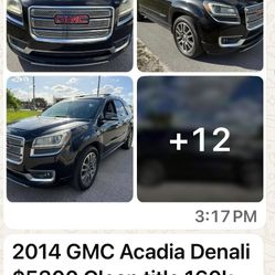 2014 GMC Acadia DENALLI