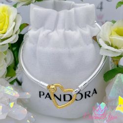 Pandora style bracelet !! 925 sterling silver.