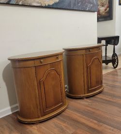 Vintage Louis Philippe Style Night Stands 