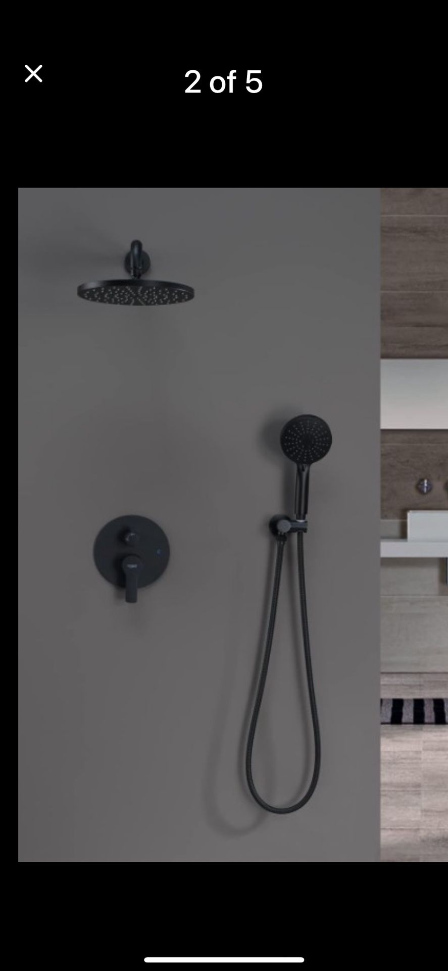 Shower System Wall Mounted Shower Faucet Mixer Set with Luxury High Pressure Shower head and YLF-2B $70