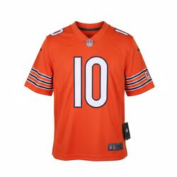 Chicago Bears Mitch Trubisky Orange On Field Jersey  XXL