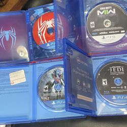 4 GAMES BUNDLE DEAL GREAT CONDITION 