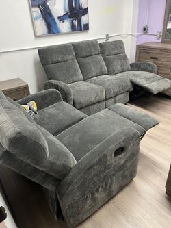 New recliner sofa and loveseat both on sale now