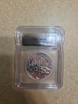2011 Austria Philharmonic 1 oz 999 Silver Coin