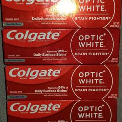Colgate Optic White Toothpastes 