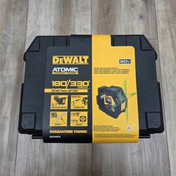 NEW Original DEWALT 20V Atomic Green Cross Line Self Leveling Laser Level DCLE34021B