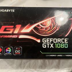 Gigabyte Nvidia GeForce GTX 1080 8GB GDDR5X Graphics Card