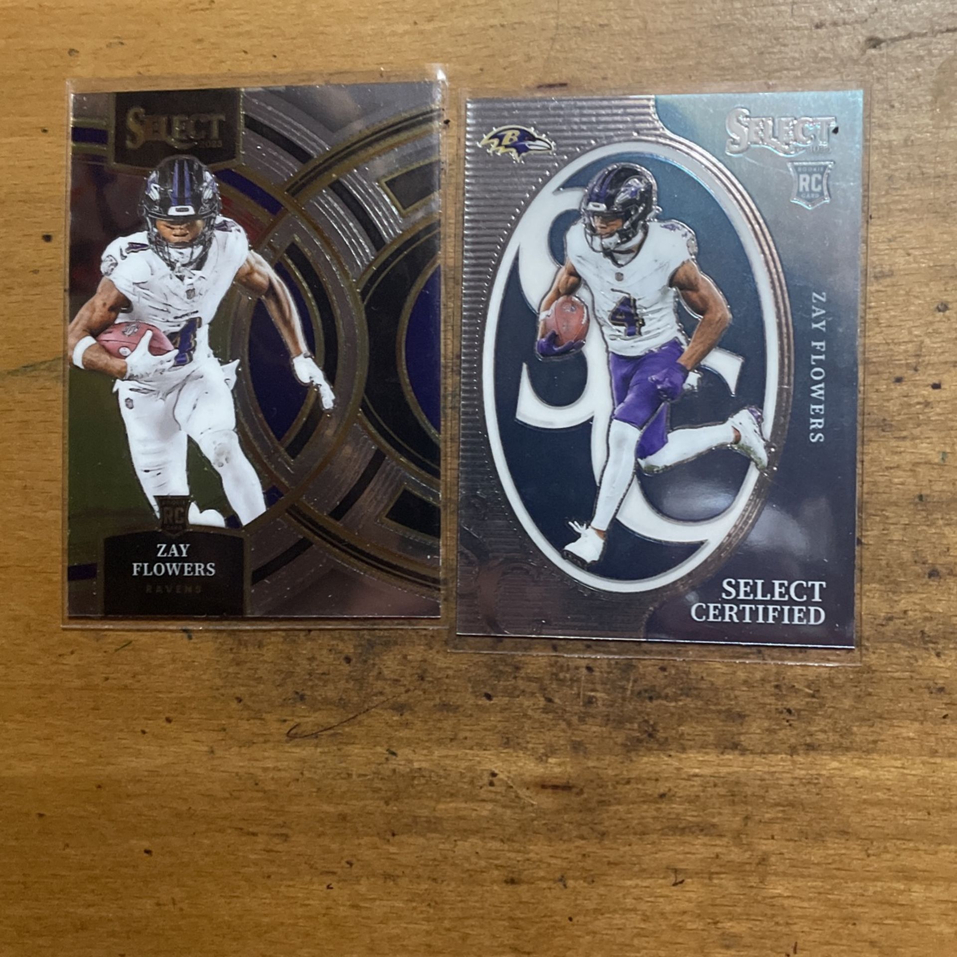 2023 SELECT ZAY FLOWERS 2 CARD ROOKIE LOT