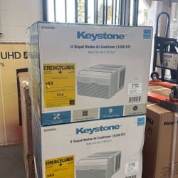KEYSTONE U-SHAPED WINDOW AIR CONDITIONER 8,000 BTU 