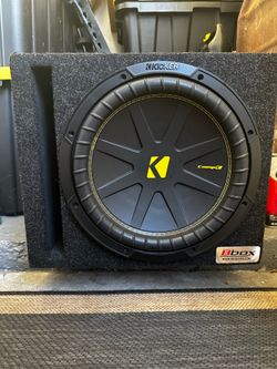 12”kicker subwoofer with box
