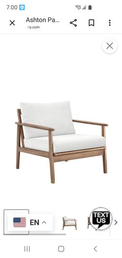 Ashton Patio Teak set 2 chairs