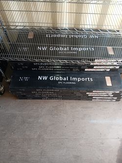 NW Global Imports SPC Click Flooring – 43 Boxes / 1,039 Sq Ft – $1.50/Sq Ft