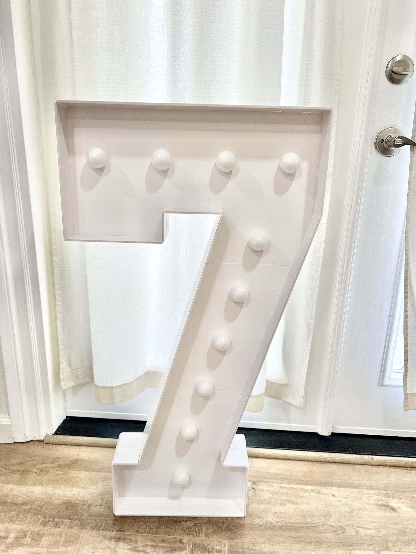 3 Ft Marquee Light Up Numbers - Numbers 6 And 7