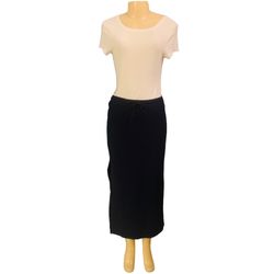 Rave Sz M Woman Maxi Skirt Blue