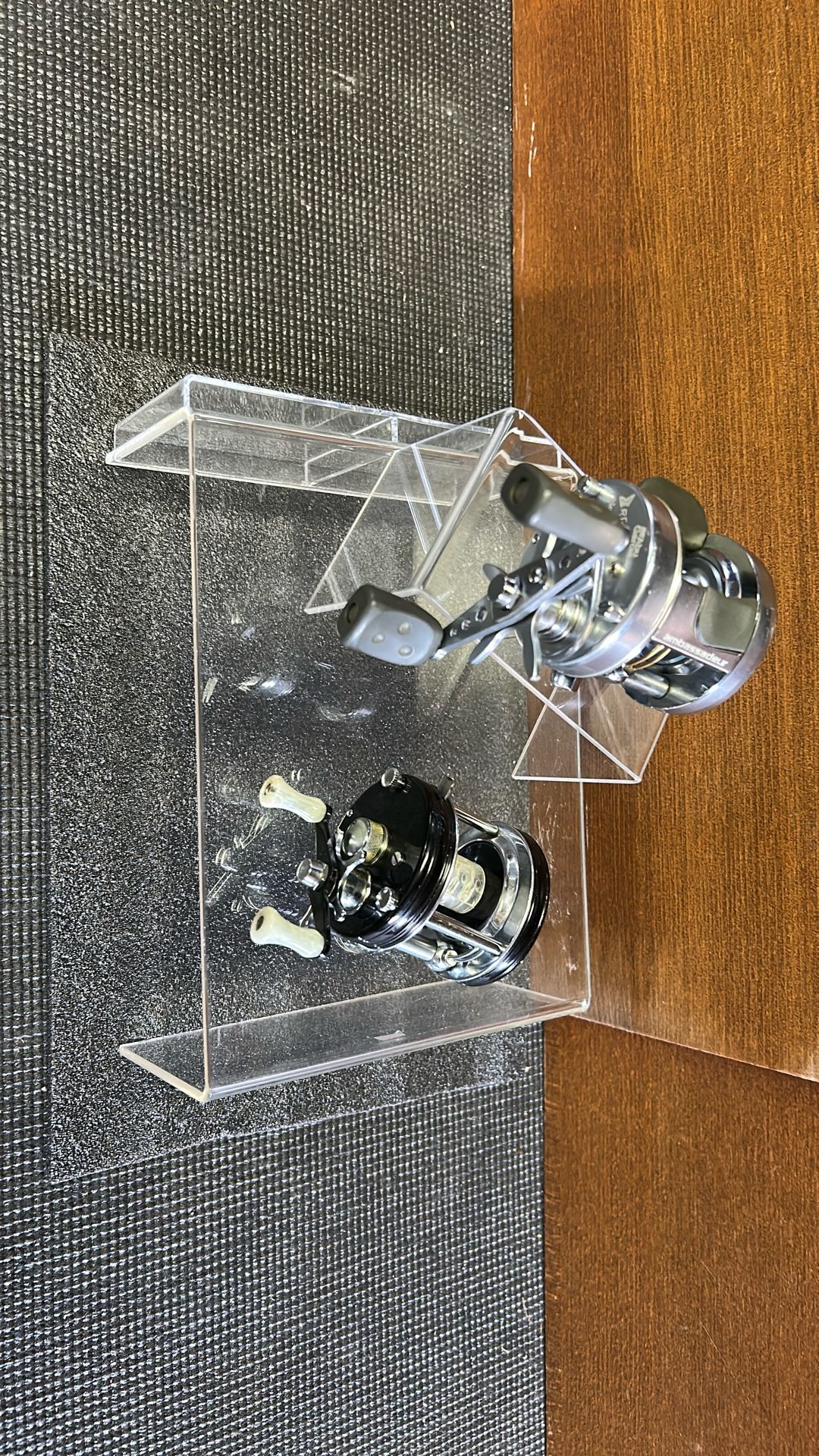 Vintage Fishing And Reels 1 Abu Garcia Record #50 Made In Sweden And 1 5000c Nice Reels