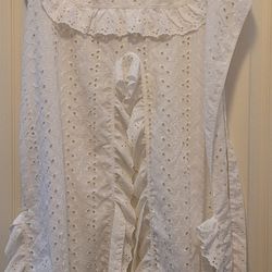 Vintage White Apron/Chaps