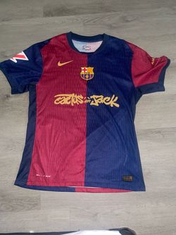Barcelona’ X cactus jack XL original player version jersey
