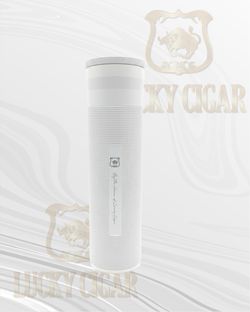 Cylinder Travel Humidor – Portable Cigar Case with Hygrometer