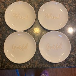 Affirmation Ceramic Plates (4)