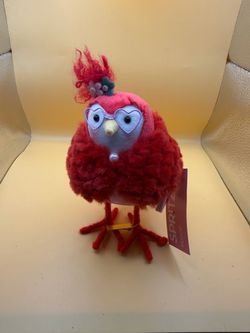 Spritz Decorative Plush Bird Figurine