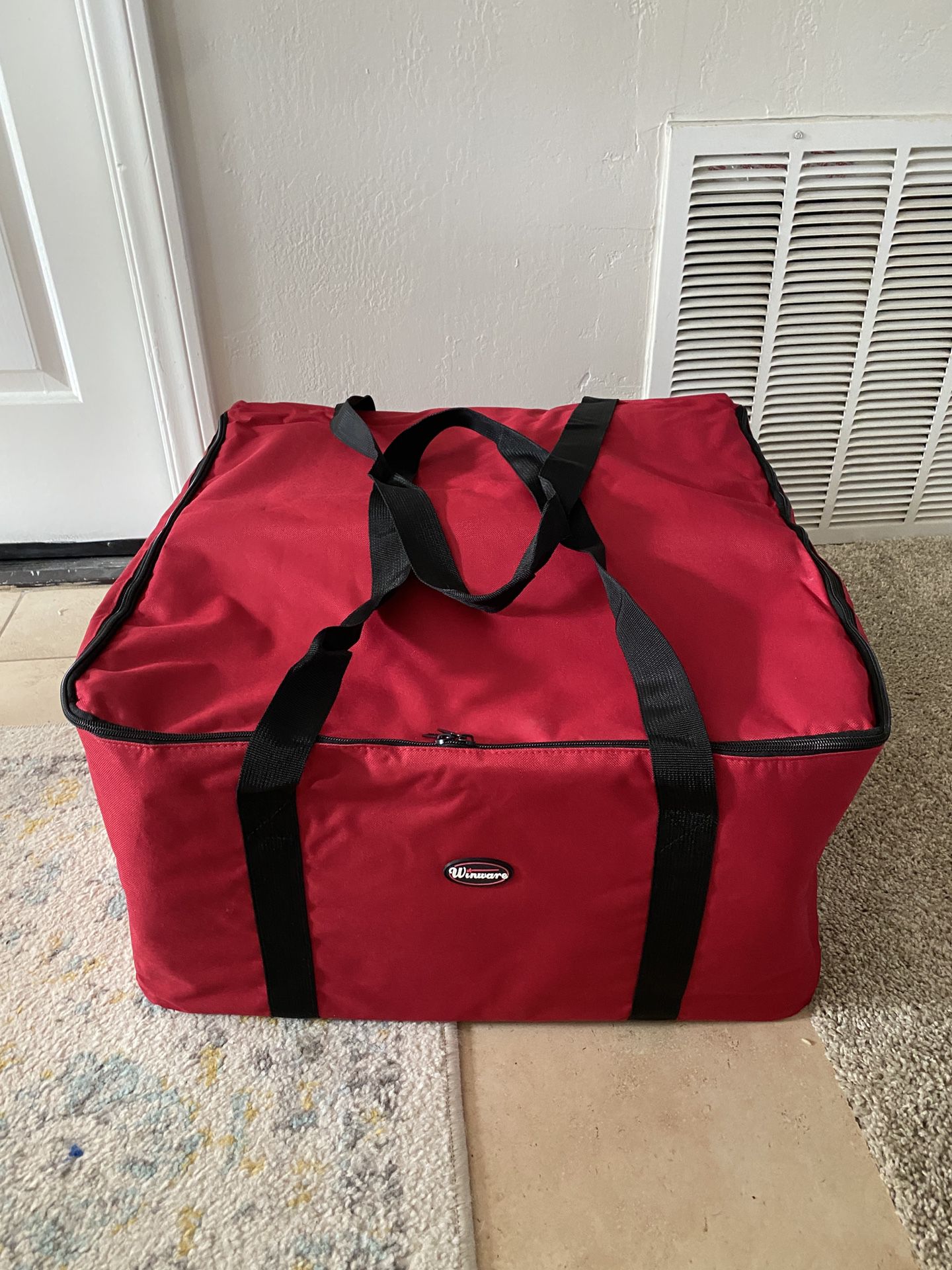 Insulated Food Bags 22x22x12 (Hot & Cold) Pizza Catering Camping Beach Door Dash Uber Eats Grubhub