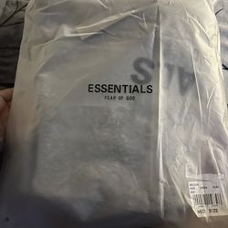 essentials hoodie size medium