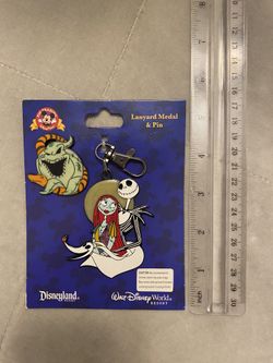 Nightmare Before Christmas Lanyard Medal & Pin