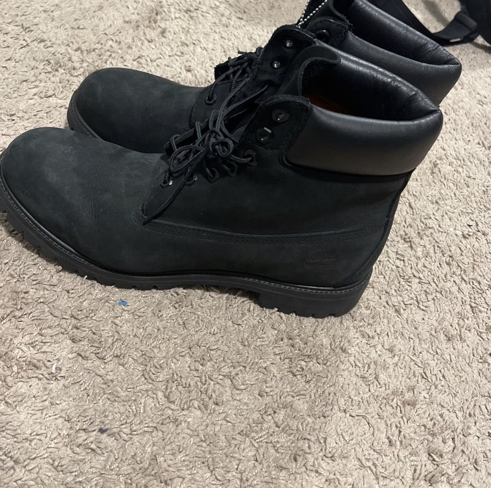 All black Boots Size 10.5