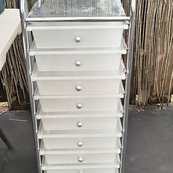 Craft storage cart