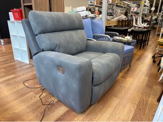 Ashley Furniture Faux Leather Adjustable Electric Recliner