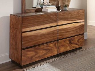 Winslow Smokey Walnut & Coffee Bean Drawer Dresser