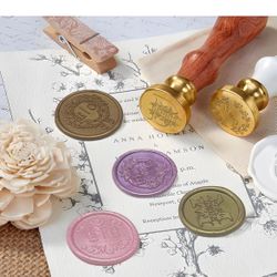  Wax Seal Stamp，Wax Seal Stamp kit， Gift Wrap Graduation Gifts and Wedding Invitation. Brand new. Never been used . Still in the box.  