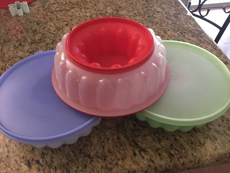 Moldes para gelatina tupperware